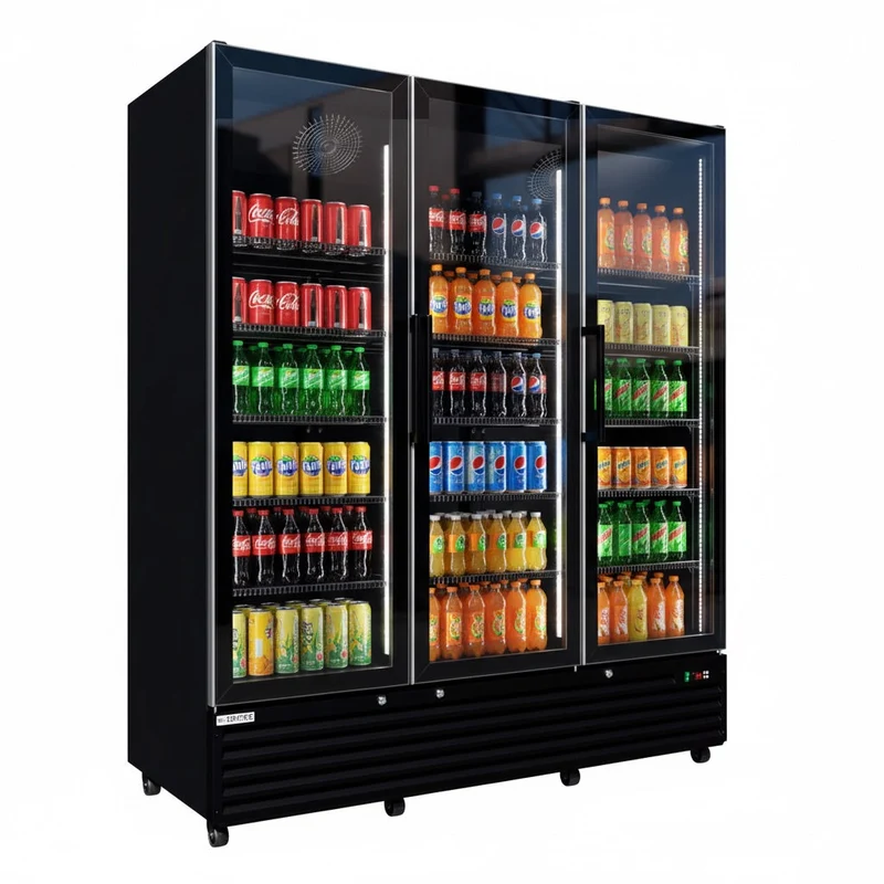 Empire Triple Door Upright Cooler 1483L Commercial Fridge CL-1500W